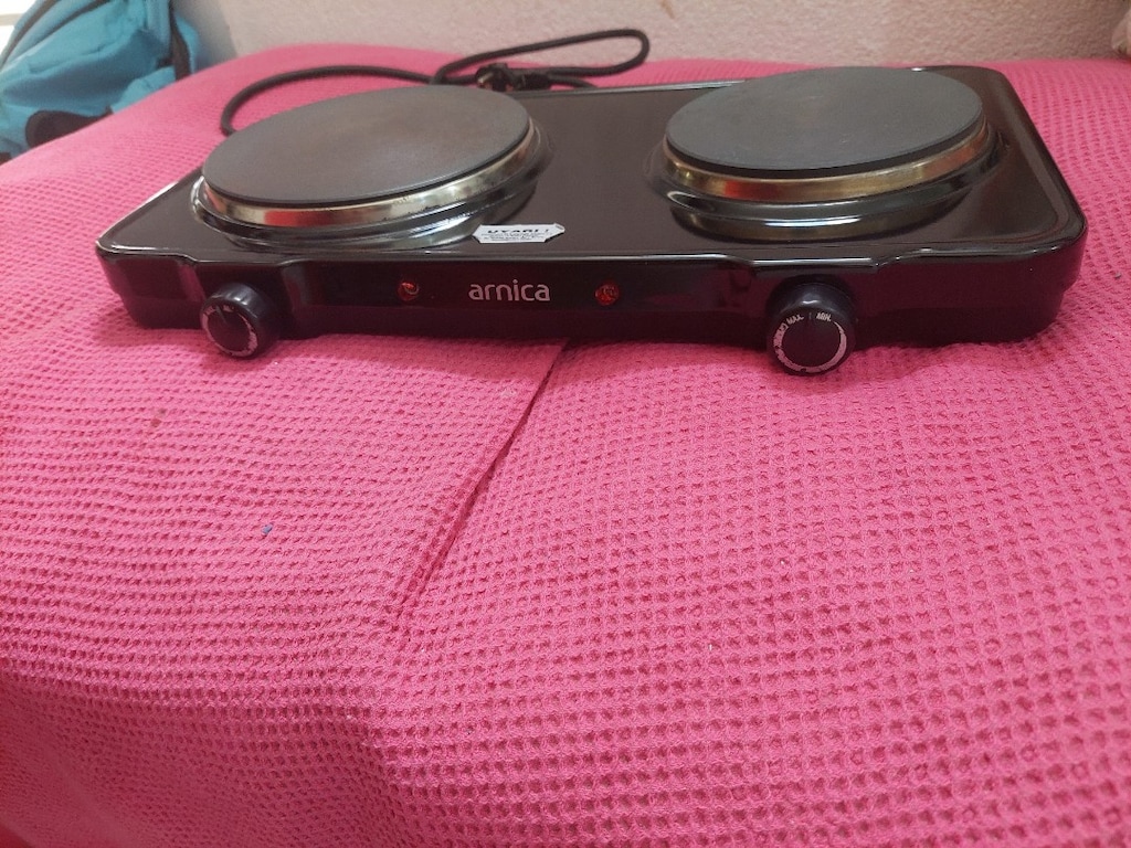 Arnica elektrikli ocak. 2 gözlü. Tertemiz hiçbir sıkıntısı yok. - 12