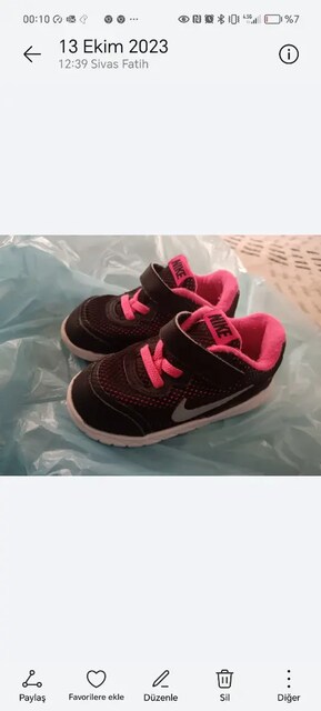 Nike ayakkabı 22 numara