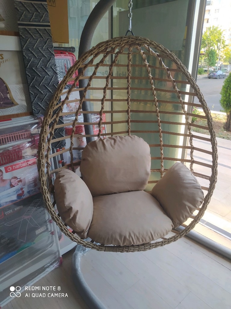 kampanyalı fiyat Rattan salıncak çok kaliteli sağlam ürün - 4