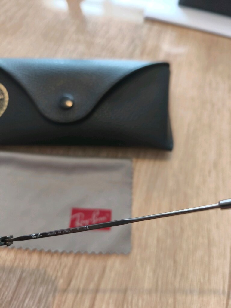 Orijinal Ray-Ban Siyah Yuvarlak Gözlük - 5