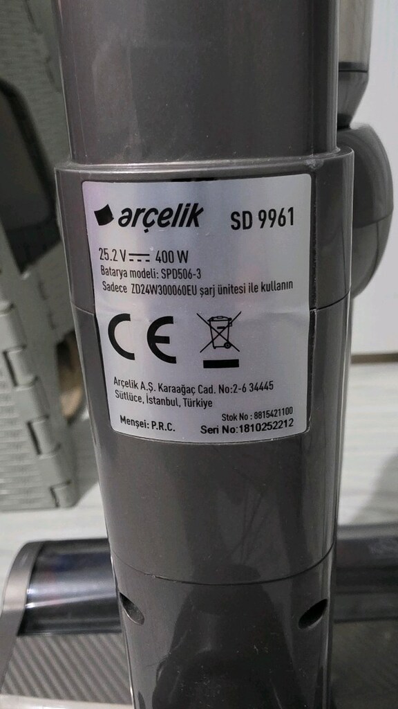 temiz kullanılmış arcelik kablosuz supurge - 2