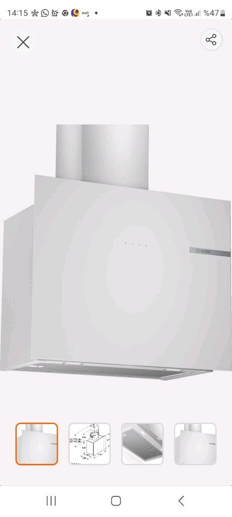 bosch marka ,sıfır paketli,bayi teslimidir.Buzdolabi ve 3lü ankastre. - 9