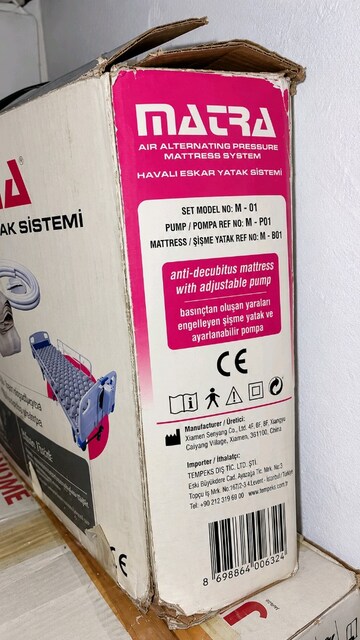 Yatak Sistemi Şişme yatak ve ayarlanabilir pomp MARA M-01 Havalı Eskar