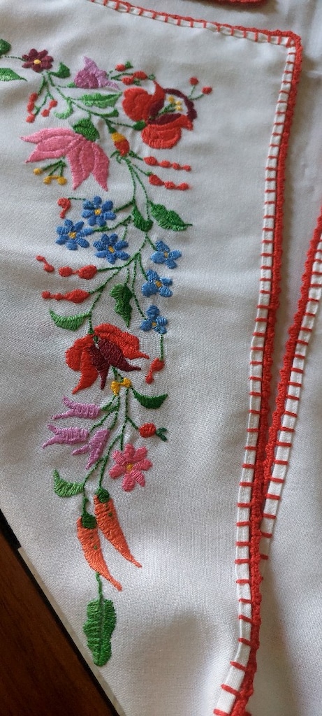 ANTIKA AVRUPA NAKIS MACAR ORTU 86CM BOL BIBERLI VE CİCEKLER TEMA SİFİR - 5