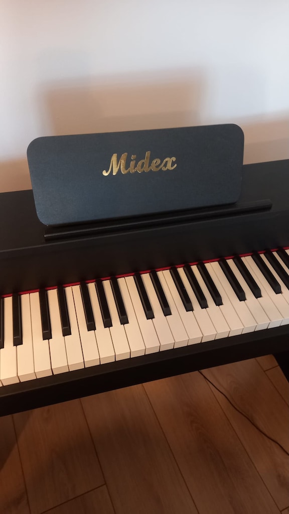 TEMİZ SORUNSUZ Midex CP-610BK ÇOCUK PİYANOSU 8-14 YAŞ - 61 TUŞ - 3