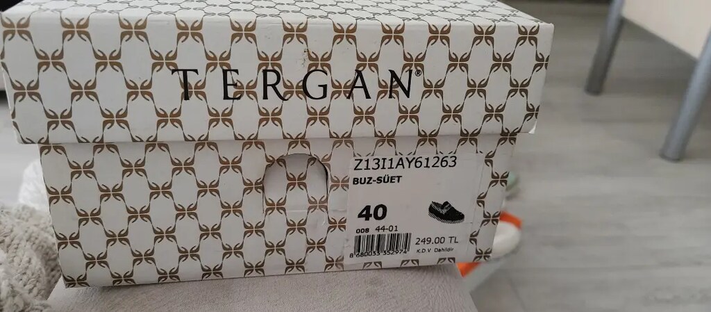 Tergan süet ayakkabı 40 numara - 6