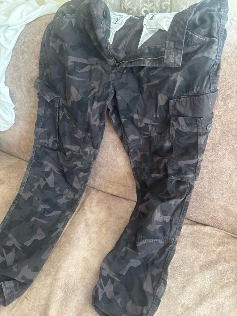 kamufulaş yan çepli rahat karğo pantolon 32 beden - 4