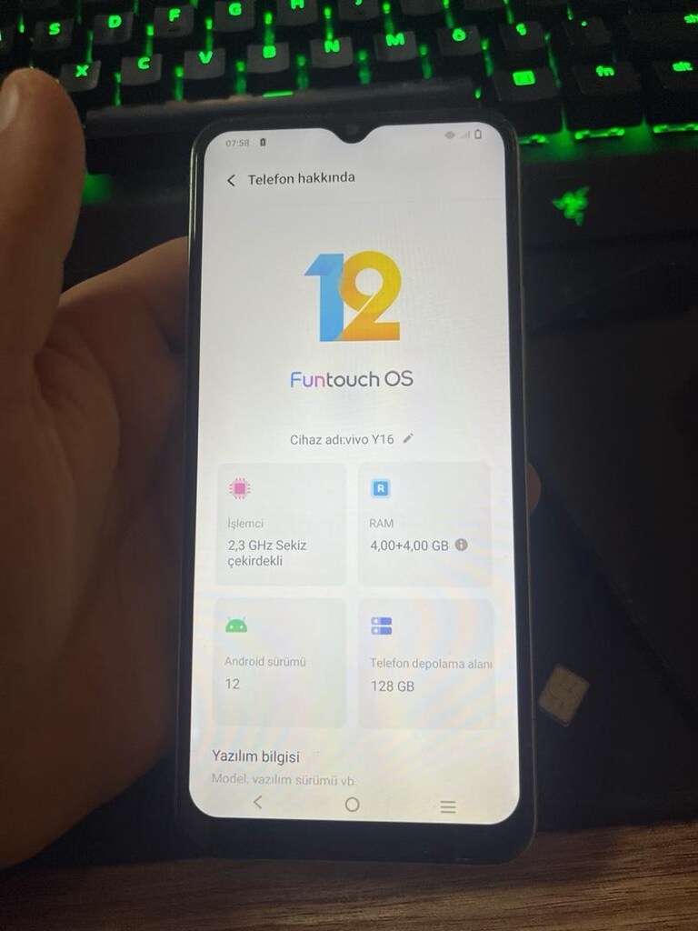 VIVO Y16 128 GB – TÜRKİYE CİHAZI – SORUNSUZ - 5