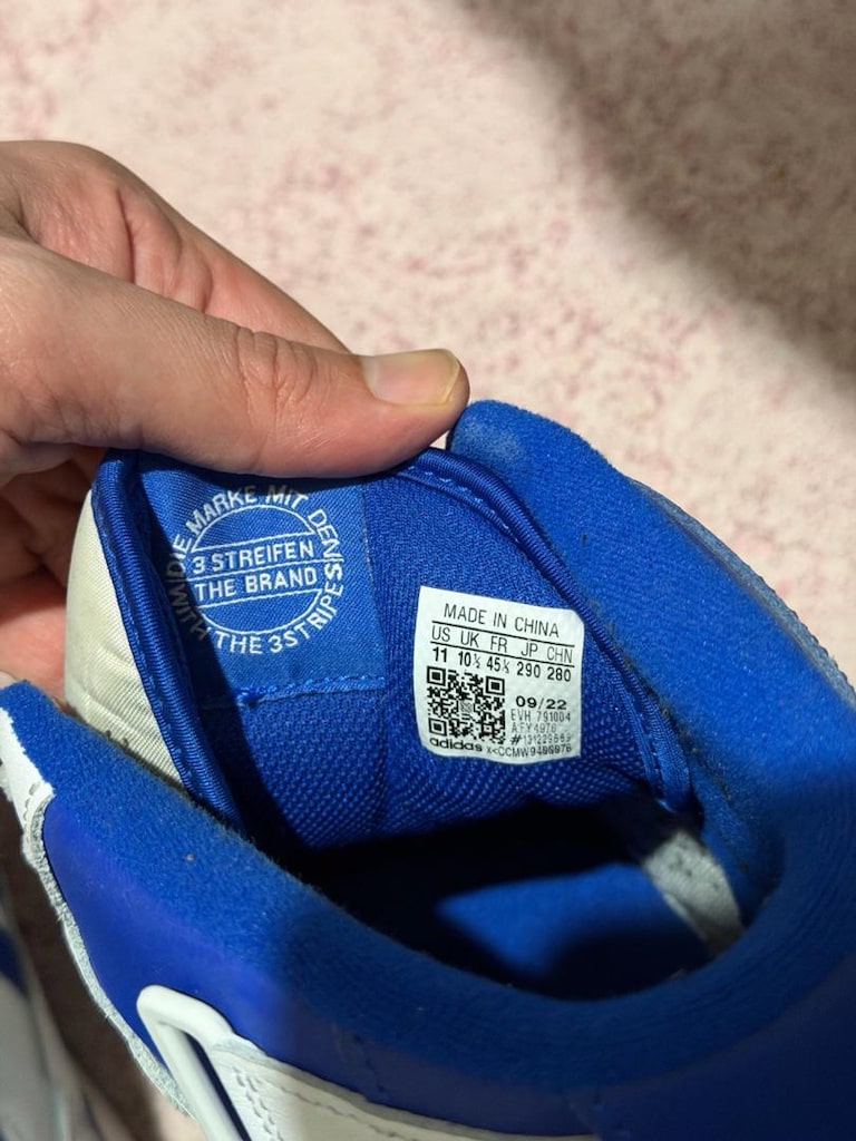 Orjinal adidas Forum Mid (beyaz/mavi) 45 (1/3) - 2