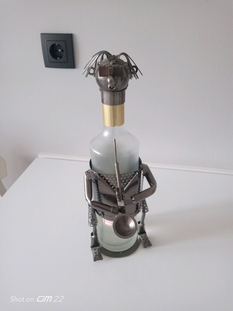 metal şise tutucu stand - 3
