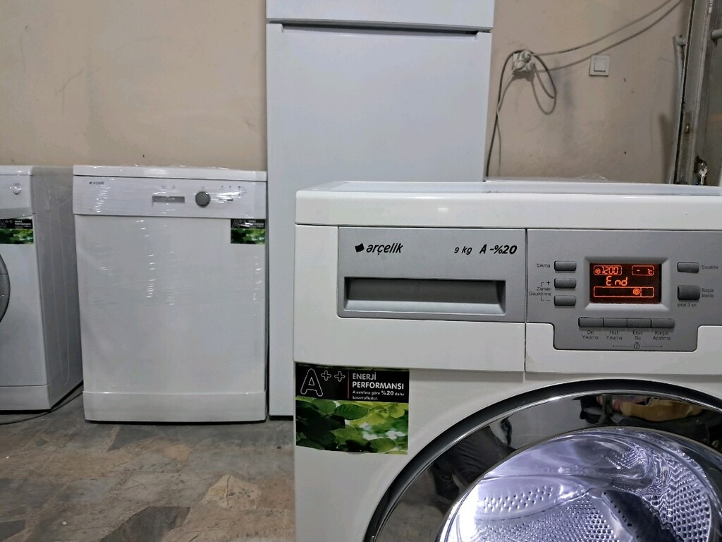 sıfır gibi arcelik 9kloluk camaşır makinesi 9.500tl - 8