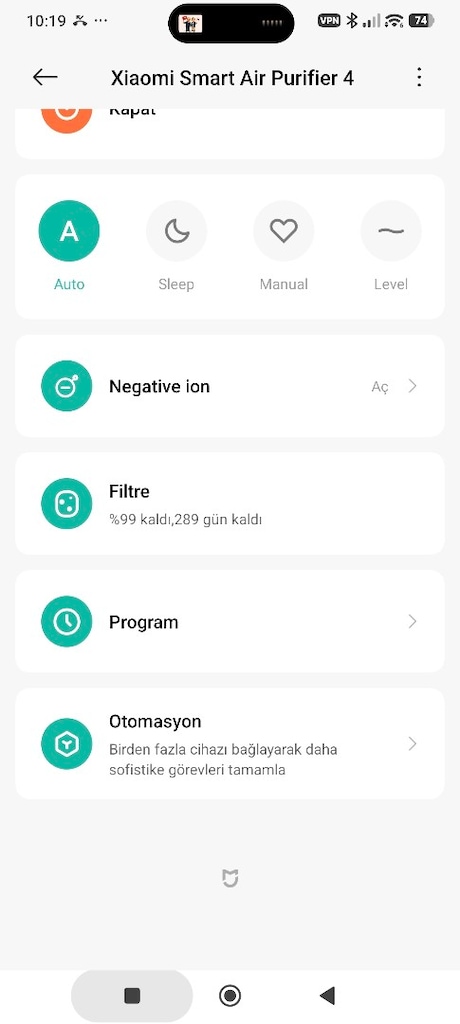 geçici süre indirim Xiaomi air purifier 4 hava temizleyici - 8