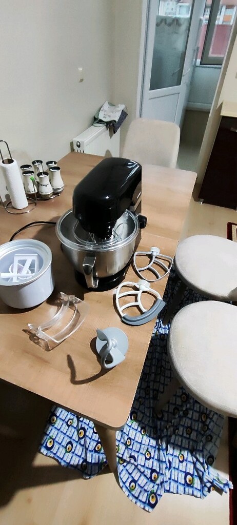 Kumtel marka hamur yoğurma makinesi 5 litre ürün daha sıfır sayılır - 4