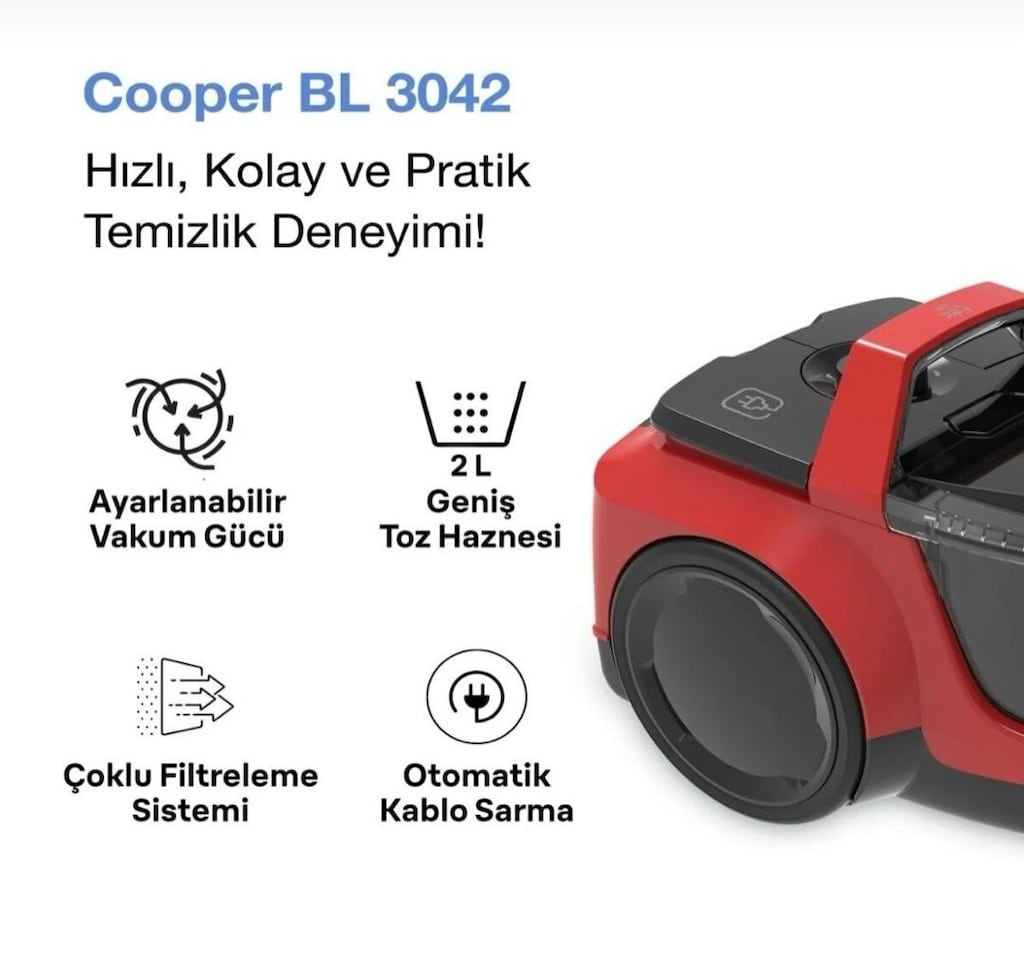 fakir cooper elektrikli süpürge - 2