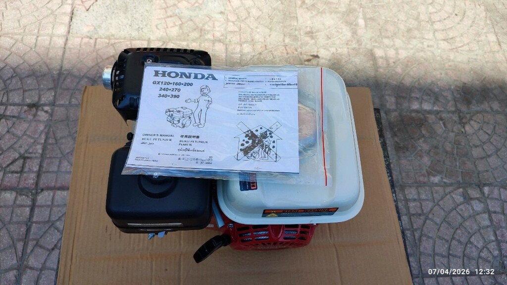 ORJİNAL HONDA GX200 6,5HP BENZİNLİ İPLİ KAMALI MOTOR 19MM - 2