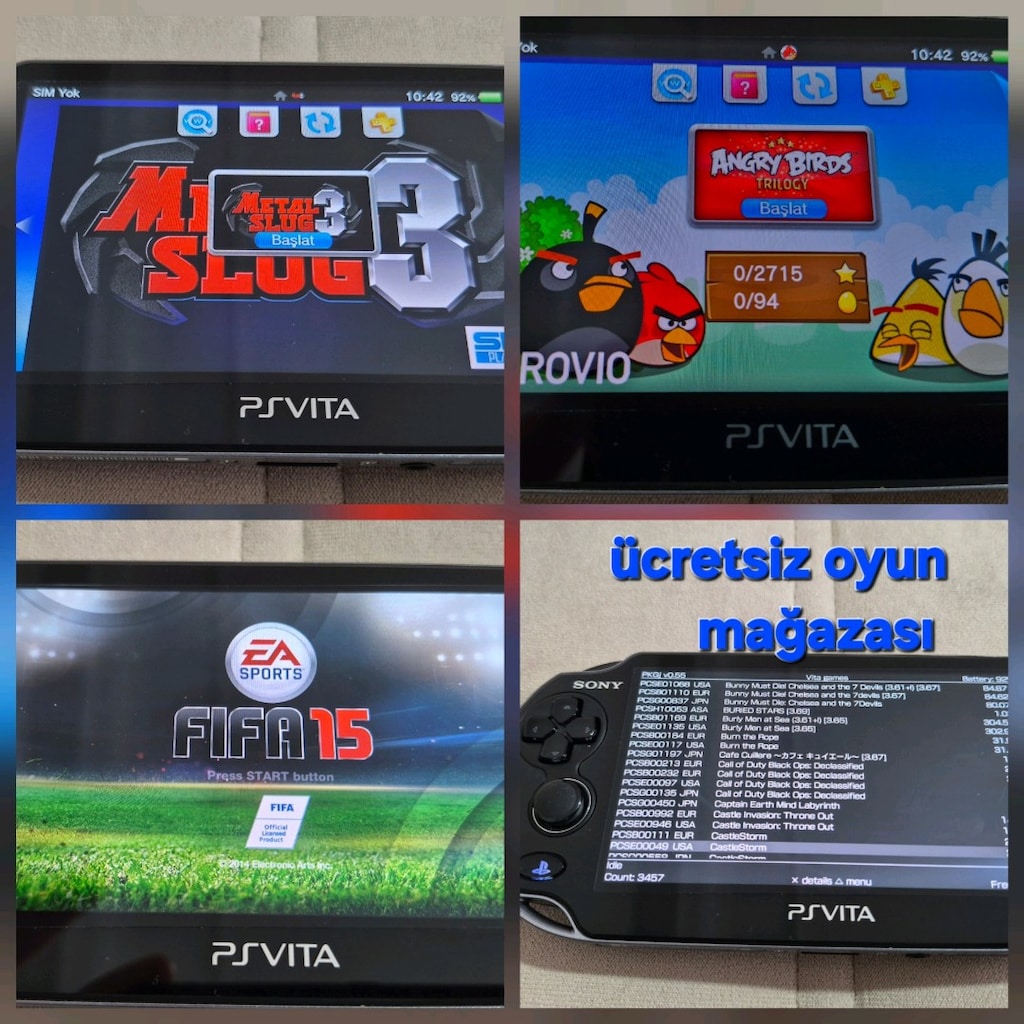 PSVİTA OLED+3G TAM SET/ MUHTEŞEM KONDİSYON/SIFIR AYARINDA/OYUNLU - 5