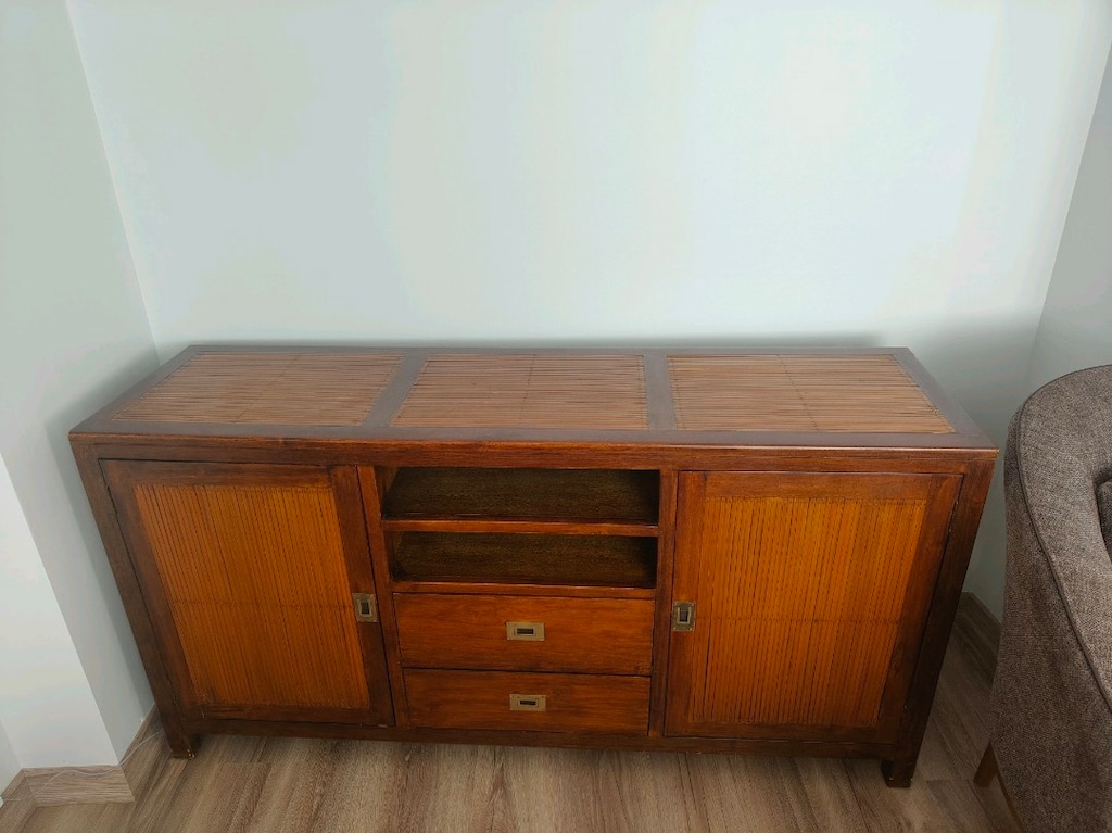 Vintage Ahşap Büfe / Konsol – Özel Tasarım, Çok Bölmeli - 2