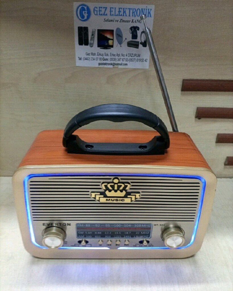 Nostaljik Radyo Bluetooth lu Fenerli - 2