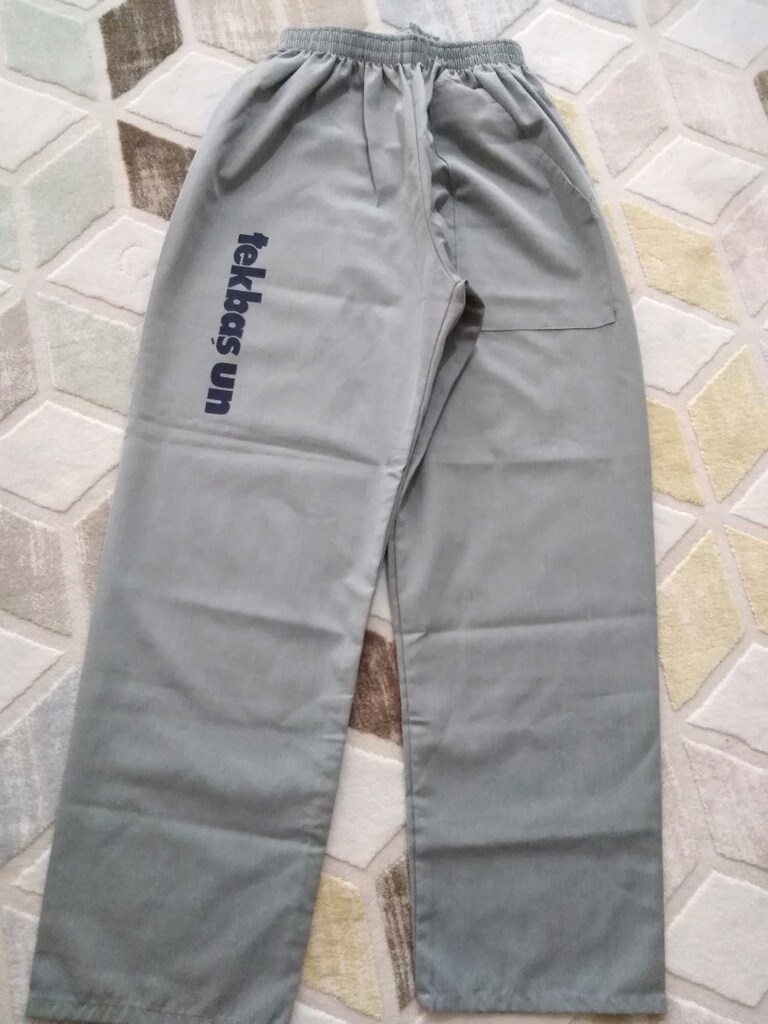 L beden iş pantolonu kullanılmamış belı lastıklı - 3