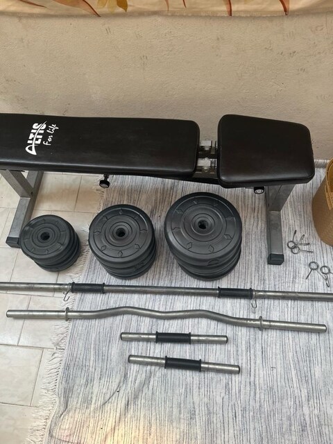 Ev Tipi Spor Seti – Ayarlanabilir Bench + Düz Bar + Z Bar + Ağırlık