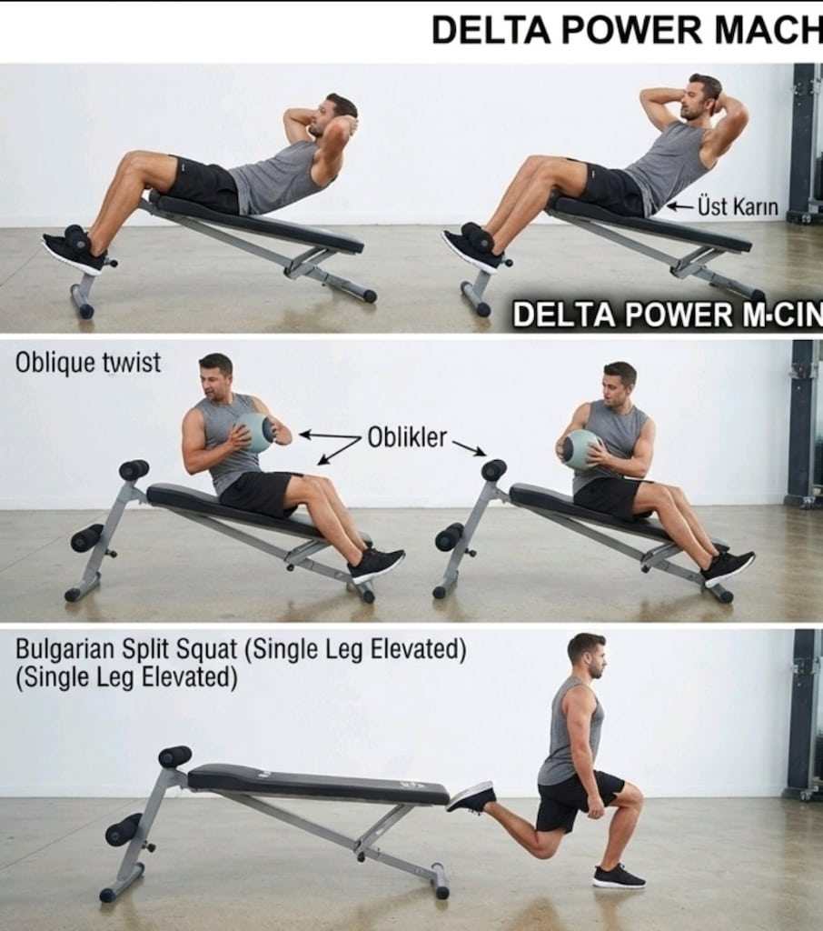 Delta Power Machine Eğik Mekik Sehpası ADRESE TESLİM - 7