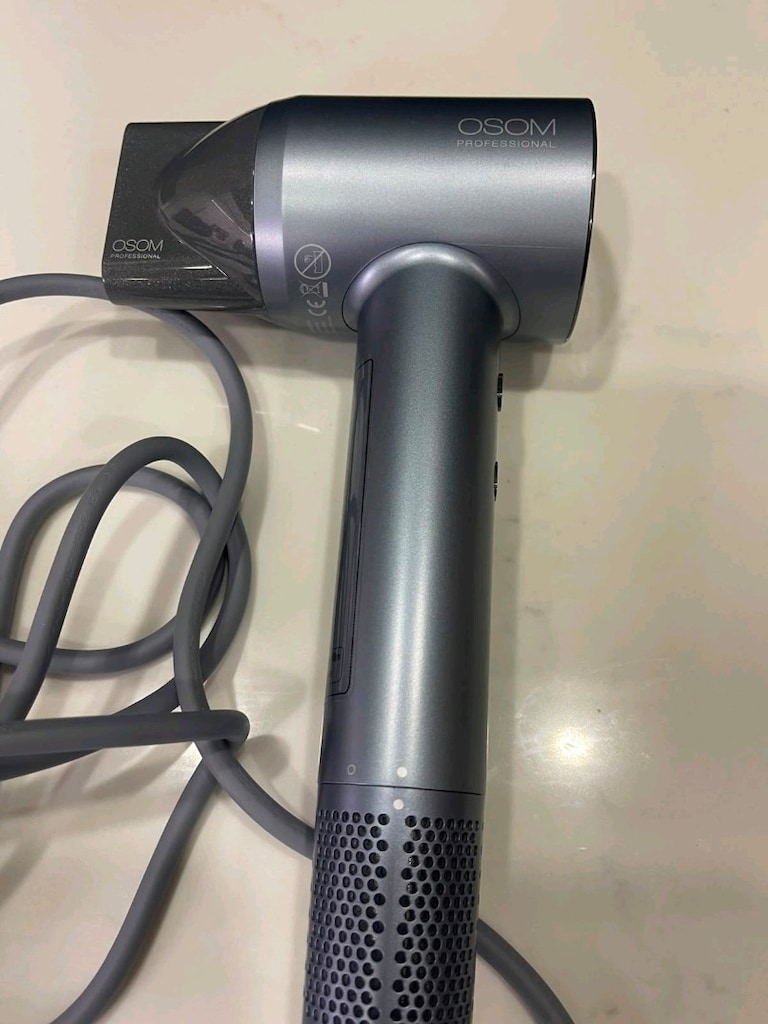 Saç kurutma osom profesyonel saç kurutma makinesi 1600w dijital - 5