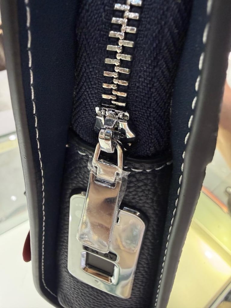 Hermès Lacivert Hakiki Deri El Çantası - 5