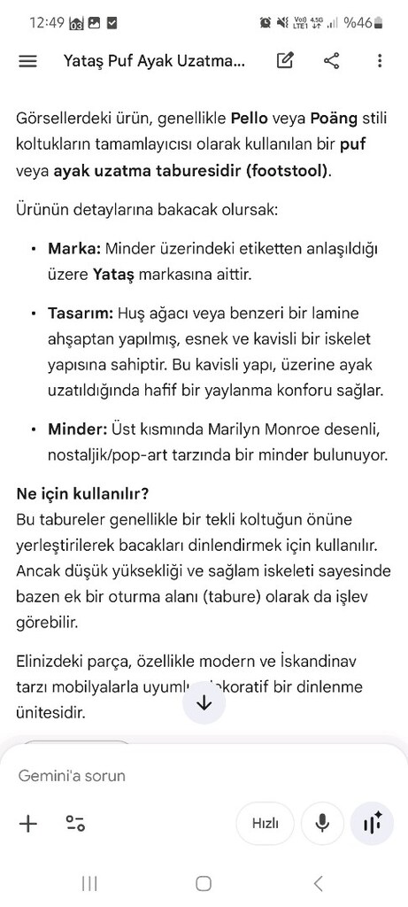 Yataş ayak taburesi..Açıklamayı okuyunuz... - 12