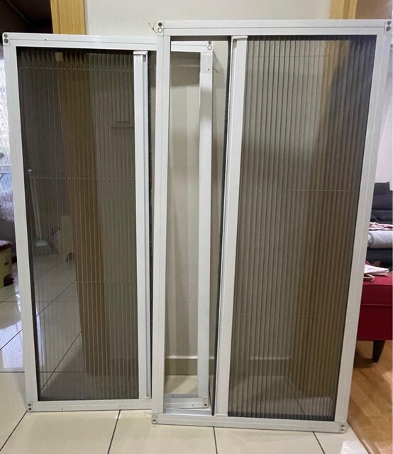 (x2) Pileli Sineklik Pencere Sineklik Plise 126*65cm