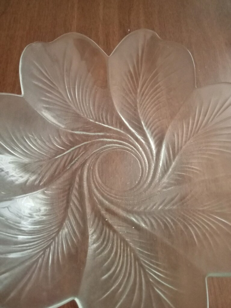 30*30 cm genişliğinde 6.5 derinliğinde cam kase - 2