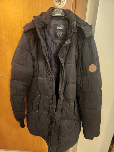 Mavi Jeans Lacivert Kapişonlu Kaban