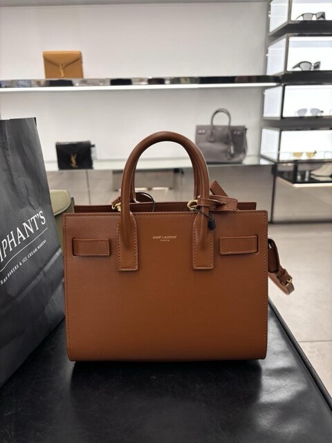 Saint Laurent Sac De Jour Taba Deri Kadın Çantası