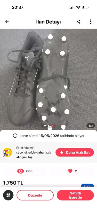 yeni puma halı saha Ayakkabi