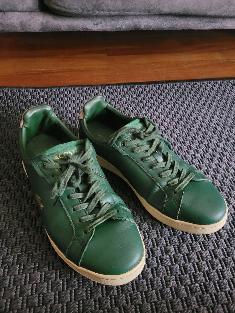 Lacoste Carnaby Pro Erkek yeşil Sneaker ayakkabı 42 numara - 4