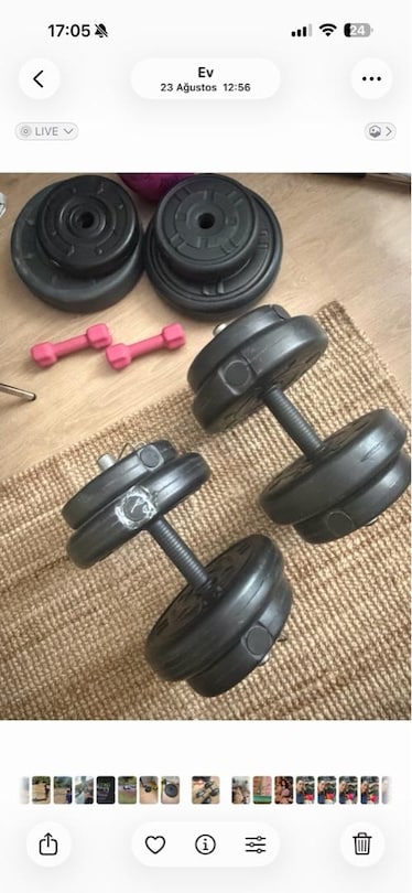 delta ağırlık standı ve dambıllar ağırlık sehpası bench - 3