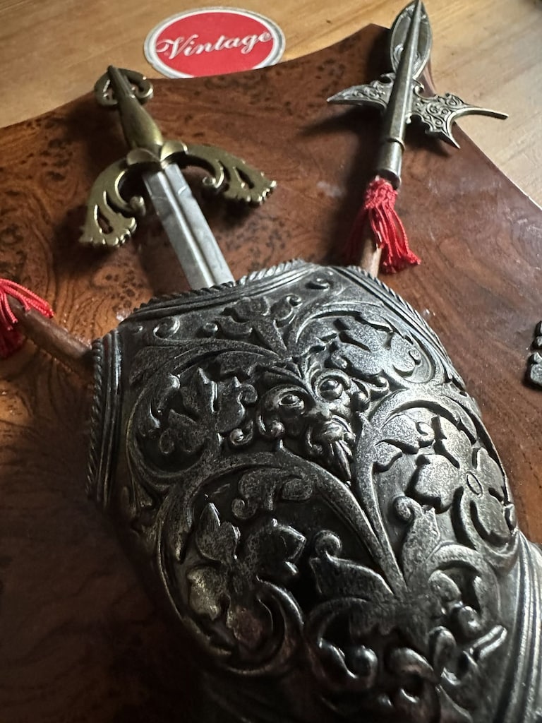 Toledo tarzı tarihi orta çağ dönem şovalye duvar dekoru NADİR - 2