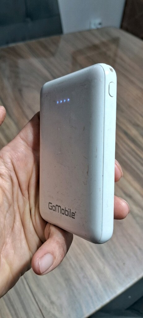 GoMobile beyaz taşınabilir şarj cihazı - 12