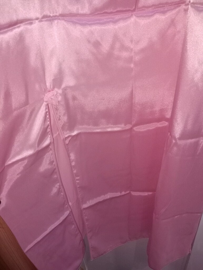 Kadın Pembe Midi Vintage Sabahlık, - 7