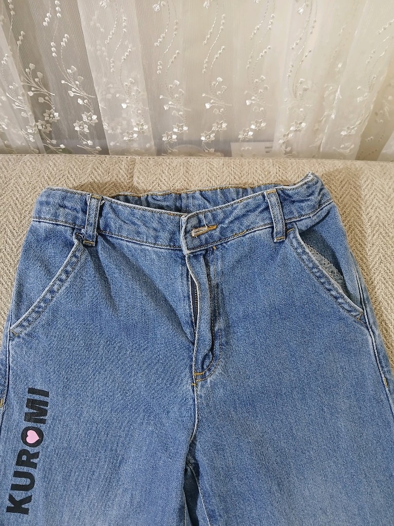 lcw 8-9 yaş kuromi kot pantolon - 4
