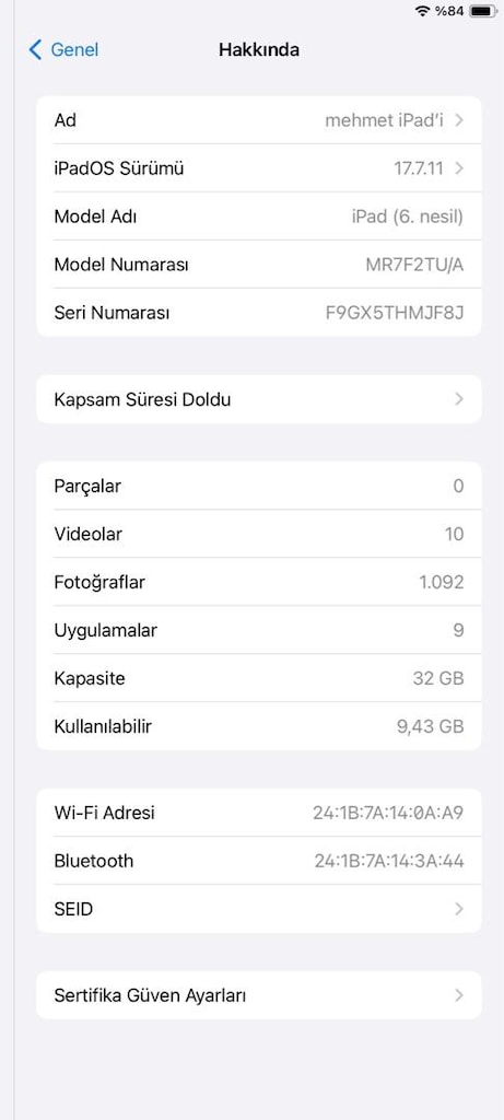 iPad 6 nesil 32 gb - 3