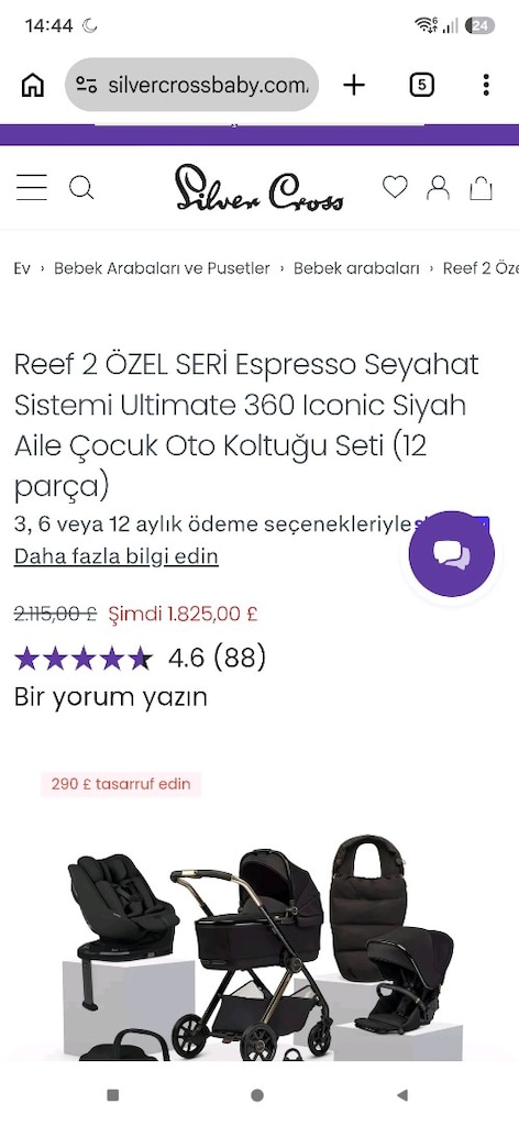 BEBEK ARABASI SİLVER CROSS SURF 2 SPECIAL EDITION - 13