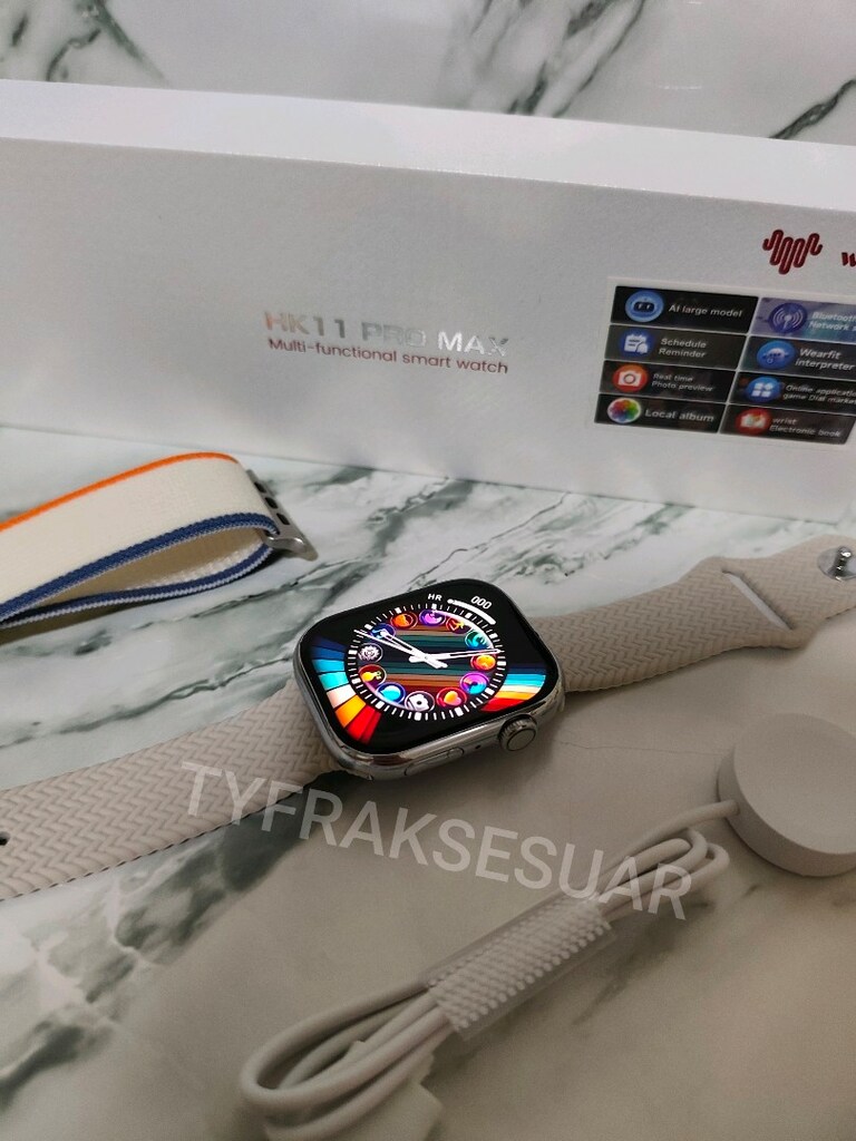 Hk 11 pro max çift kordonlu akıllı saat - 7