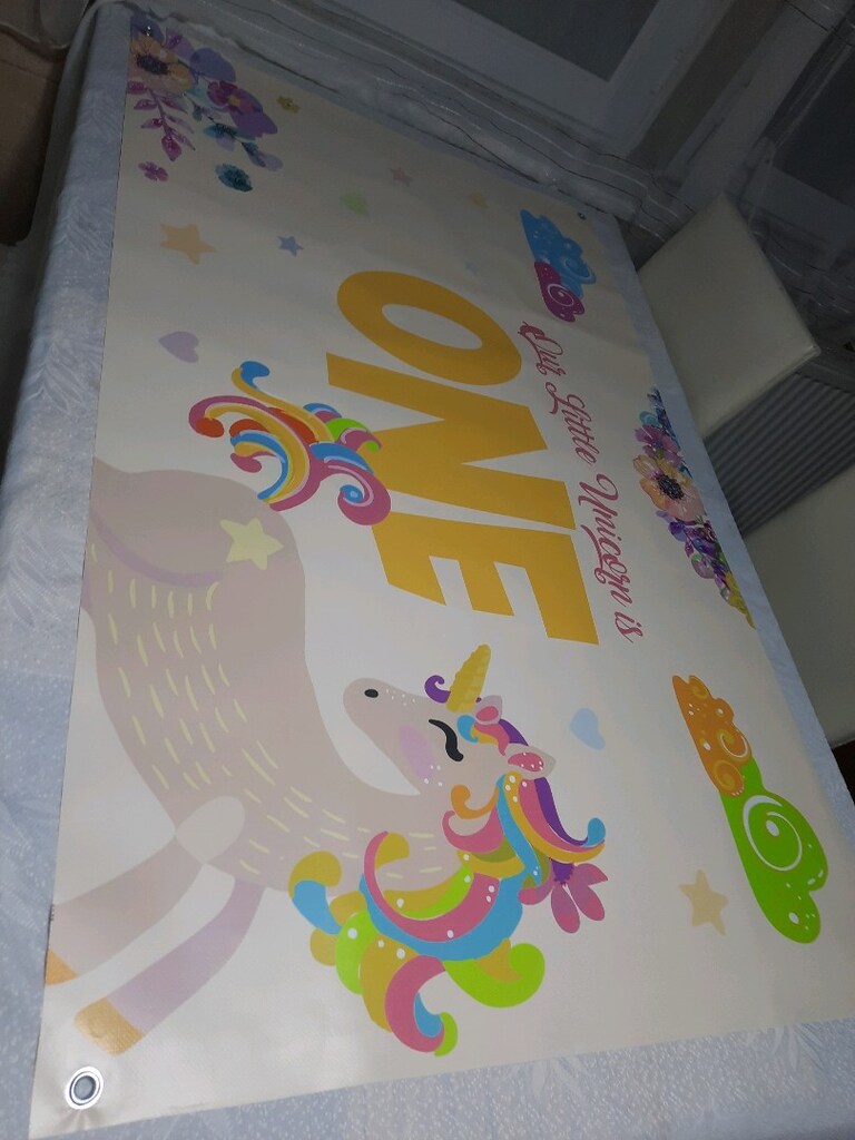 Doğum günü süslemesi unicorn - 2
