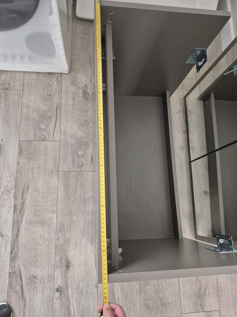 BIANI Marka Aynalı Banyo Dolabı (Lavabo dahil) - 5
