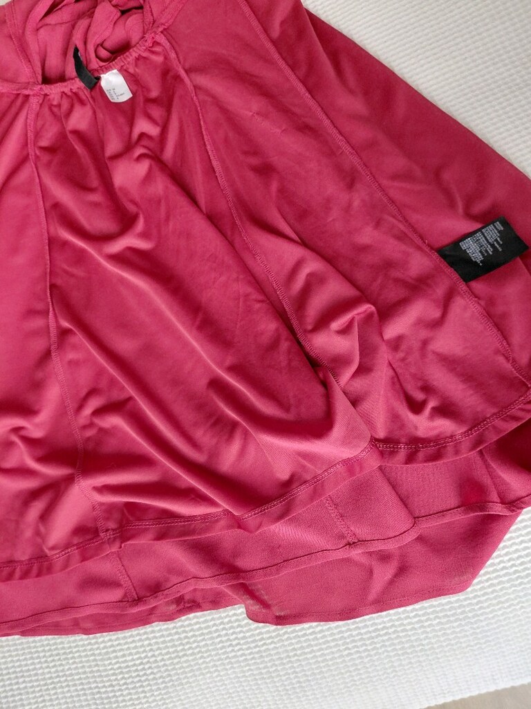 H&M kırmızı Viskon krep elbise — görsel 9/9