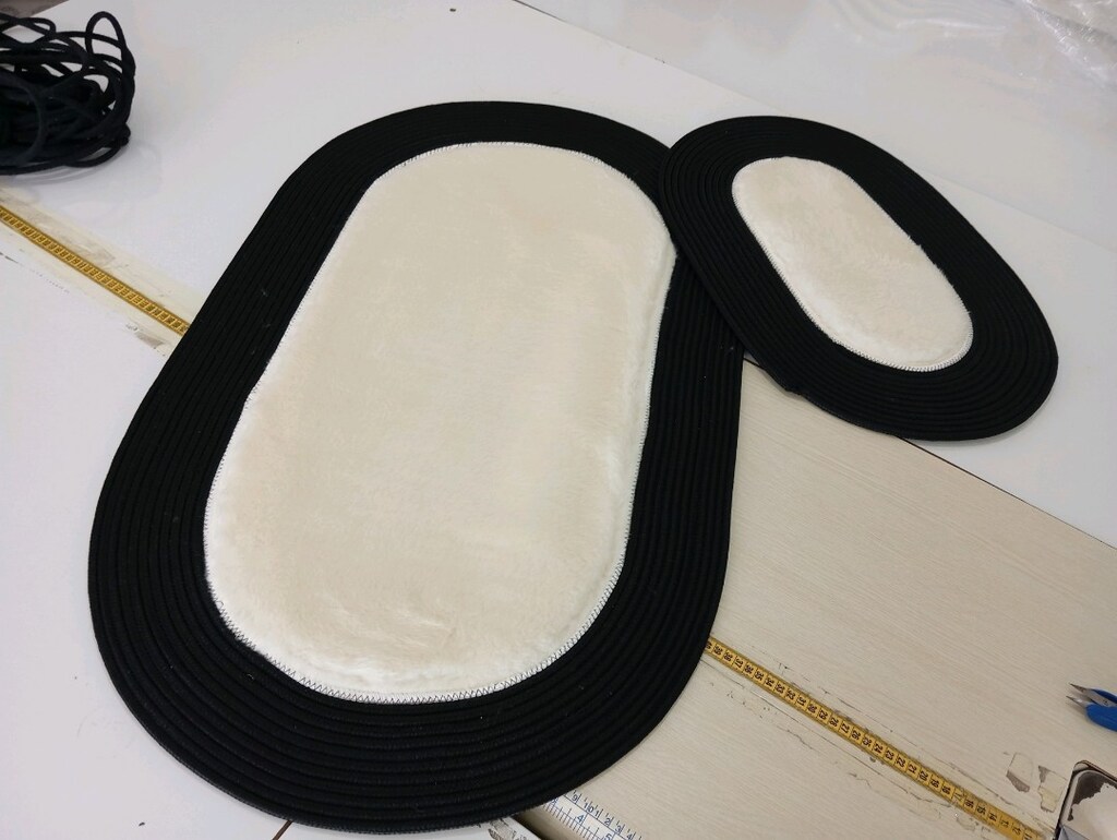 jüt banyo paspası peluş - 5