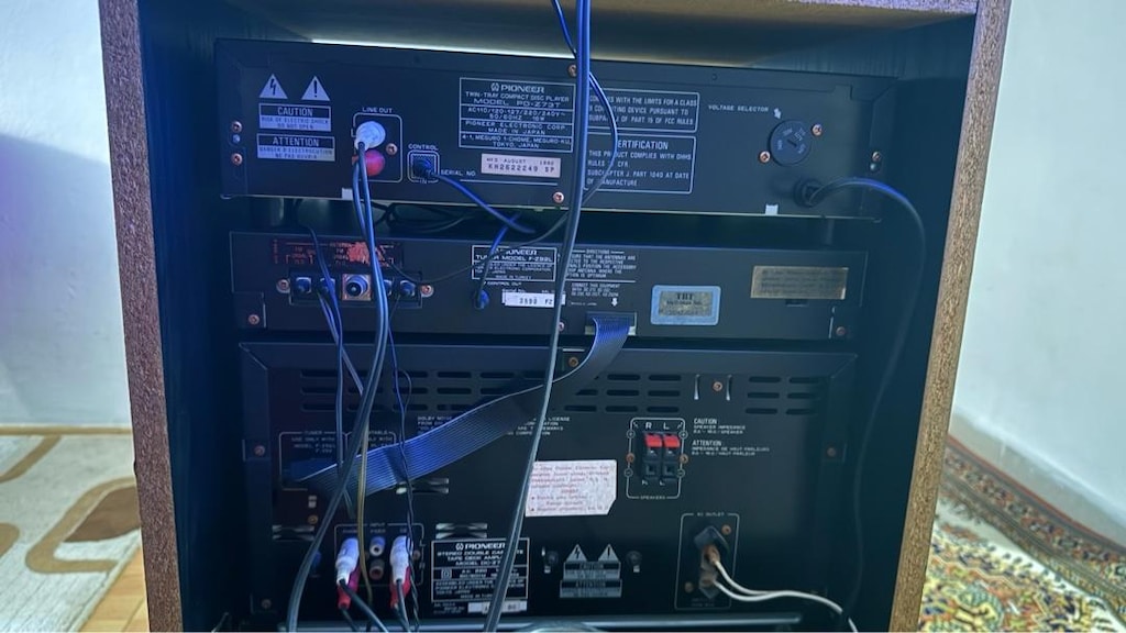Pioneer Vintage Kule Tipi Müzik Seti + Dolabı İle Birlikte - 6