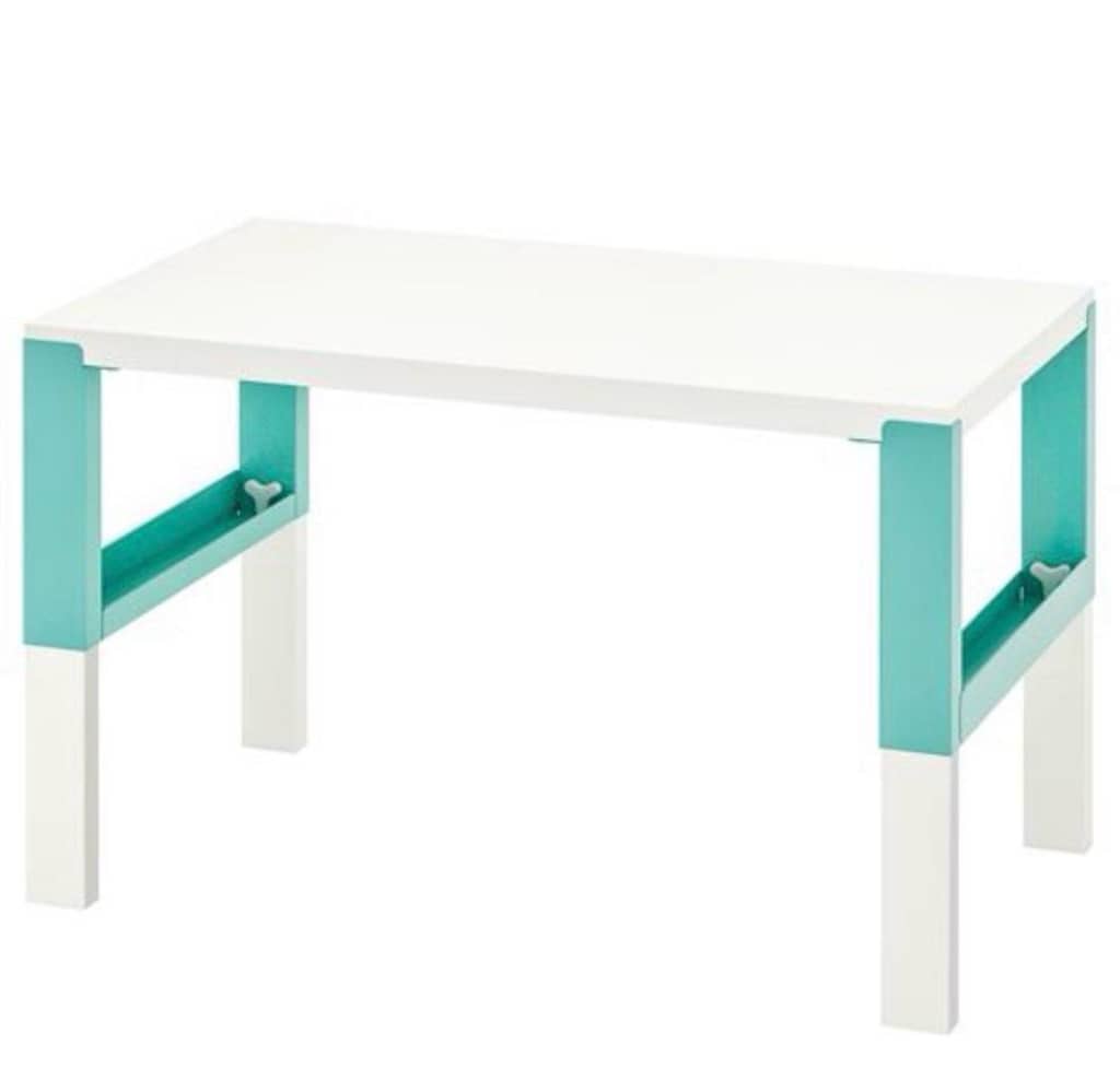 ikea çocuk çalışma masası ve sandalyesi ve koruyucu ped - 5
