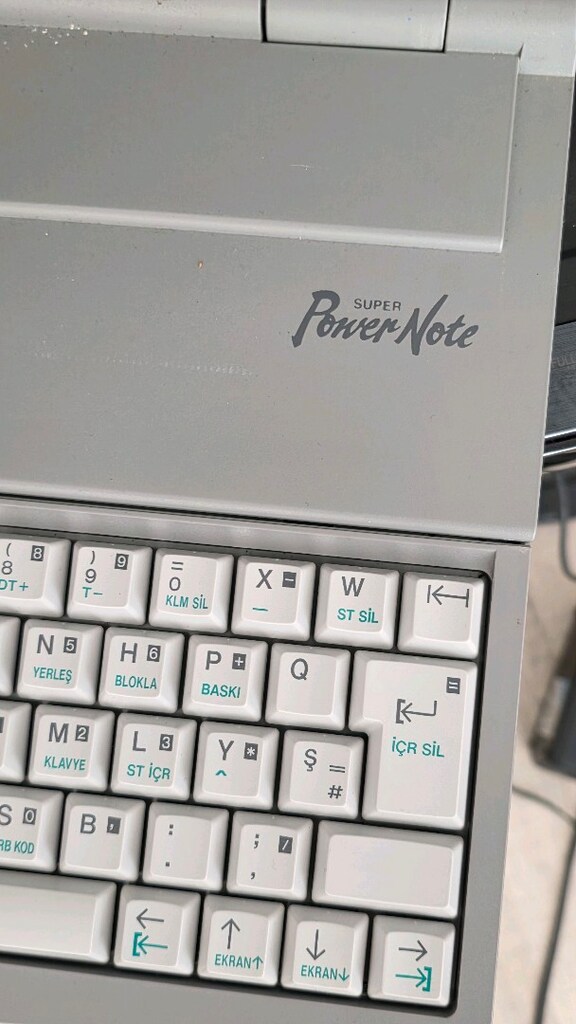 Vintage 1996 Brother super power note laptop - 13