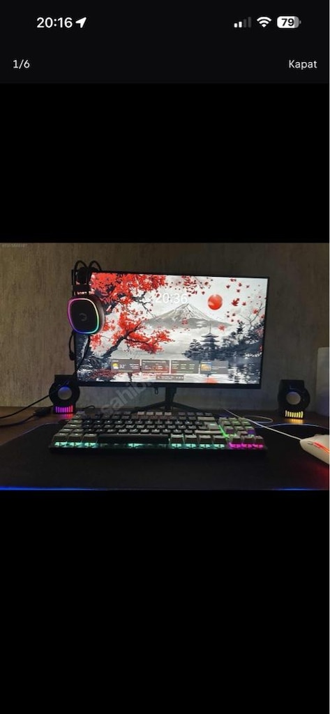 İLK GELEN ALIR PC MASA HEDİYELİ SIFIR AYARINDA GAMİNG SETUP - 2